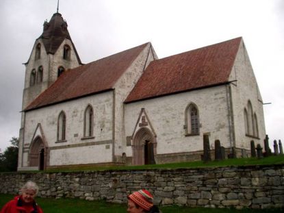 Grøtlingbo kirke. 1300tallet.